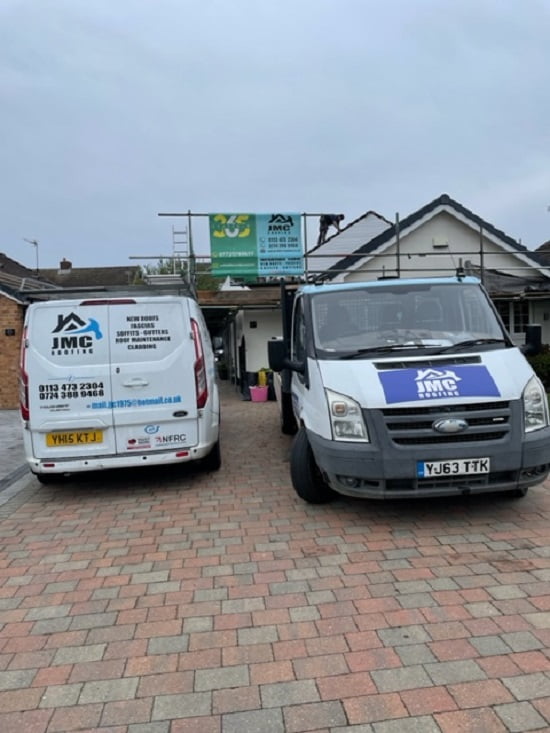 jmc roofing leeds van