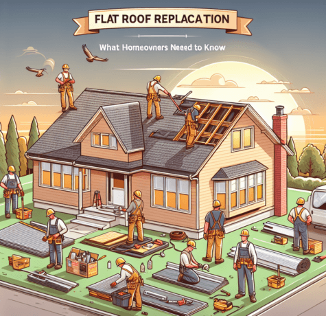 flat roof replacement Burley